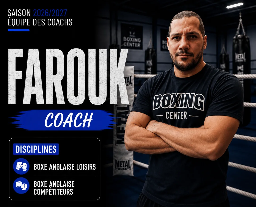 Farouk, coach au Boxing Center Ramonville : Boxe anglaise · les soirs