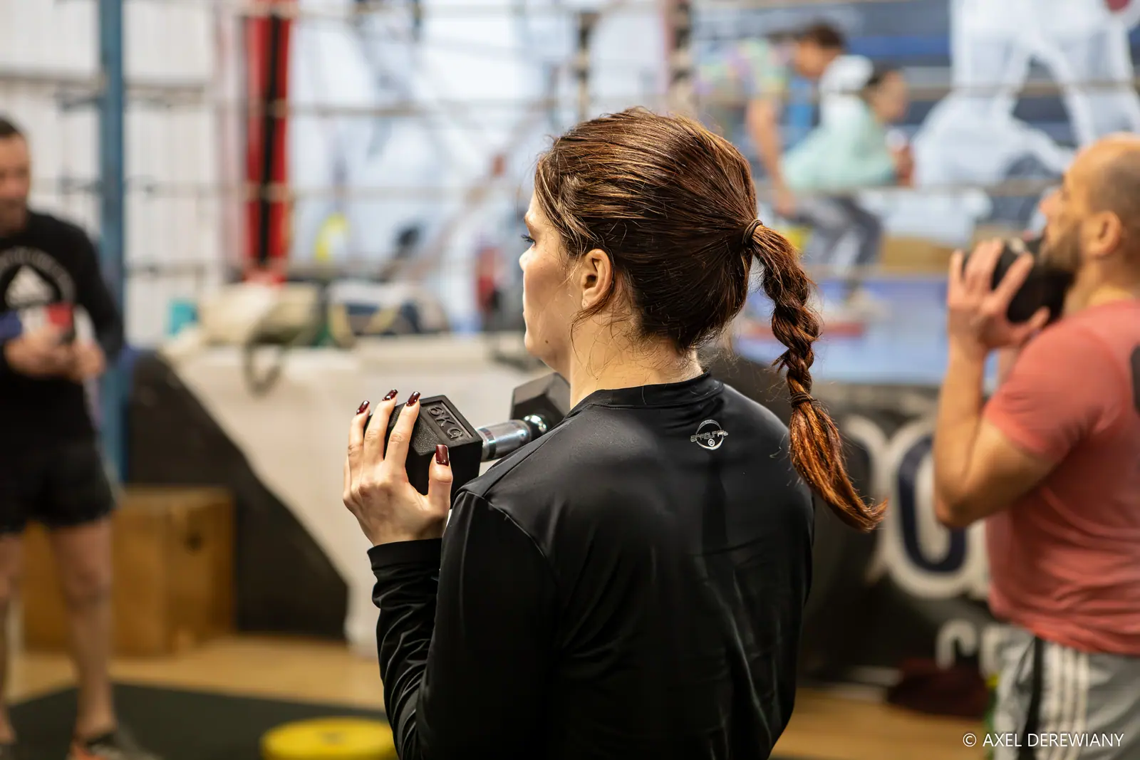 Renforcement pendant le cours Lady Punch du Boxing Center Ramonville