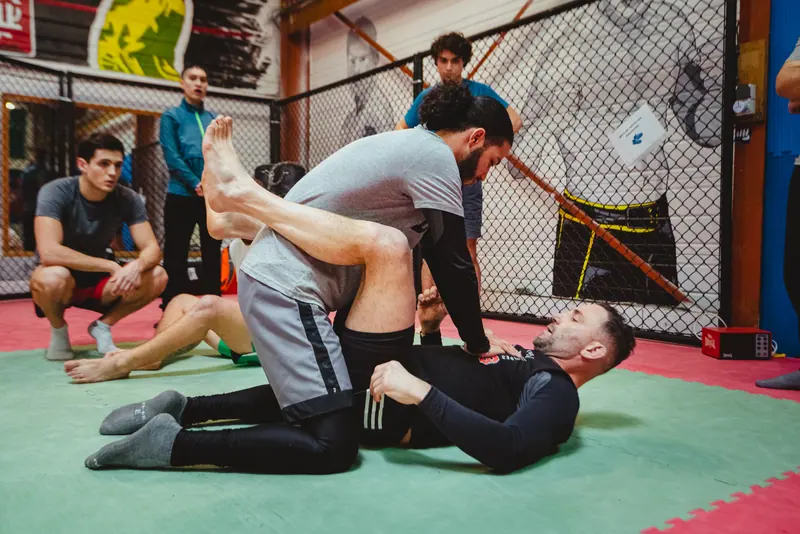 Travail de projection en grappling au Boxing Center Ramonville.